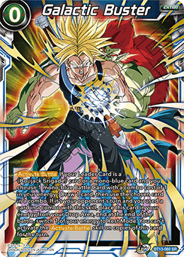 Galactic Buster (Super Rare) [BT13-060] | Sanctuary Gaming