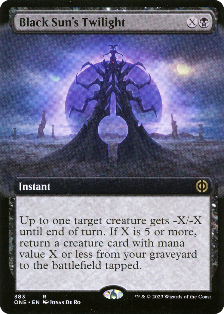 Black Sun's Twilight (Extended Art) [Phyrexia: All Will Be One] | Sanctuary Gaming
