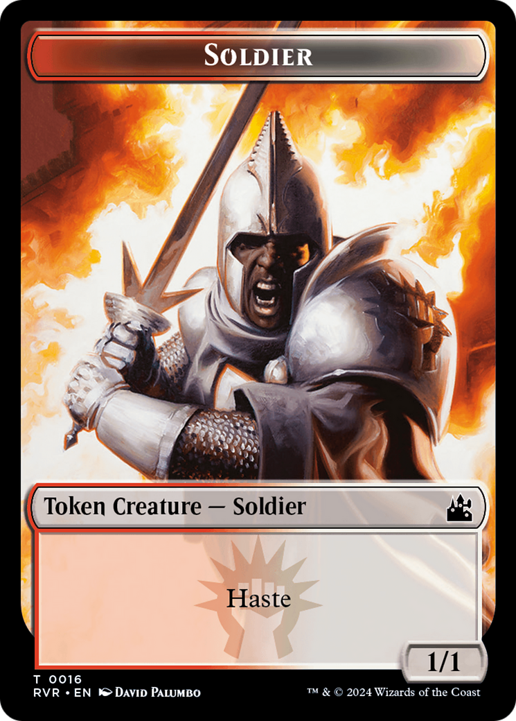 Soldier Token [Ravnica Remastered Tokens] | Sanctuary Gaming