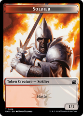 Goblin (0008) // Soldier Double-Sided Token [Ravnica Remastered Tokens] | Sanctuary Gaming