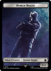 Human Rogue // Clue (0021) Double-Sided Token [Doctor Who Tokens] | Sanctuary Gaming