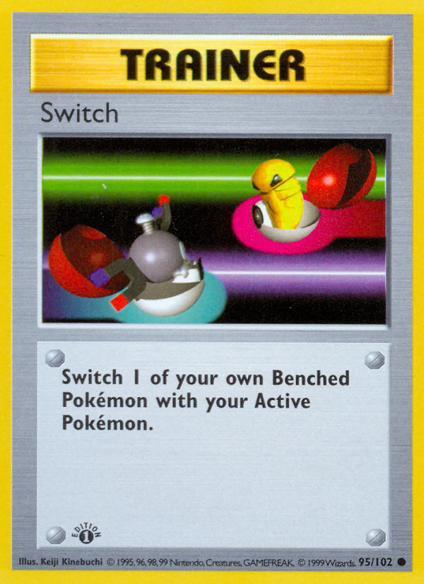 Switch (95/102) (Shadowless) [Base Set 1st Edition] | Sanctuary Gaming
