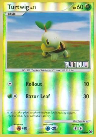 Turtwig (77/100) [Burger King Promos: 2009 Collection] | Sanctuary Gaming