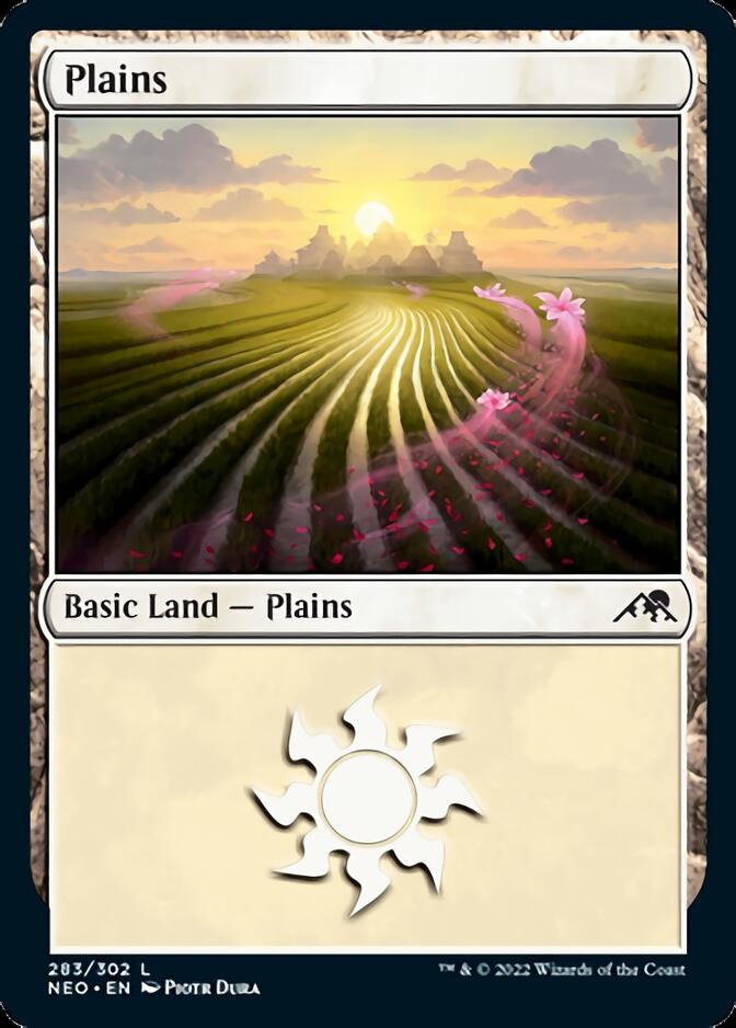 Plains (283) [Kamigawa: Neon Dynasty] | Sanctuary Gaming