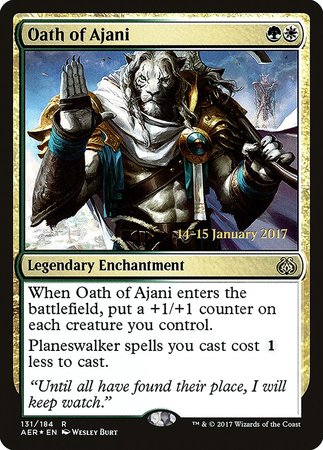 Oath of Ajani [Aether Revolt Promos] | Sanctuary Gaming