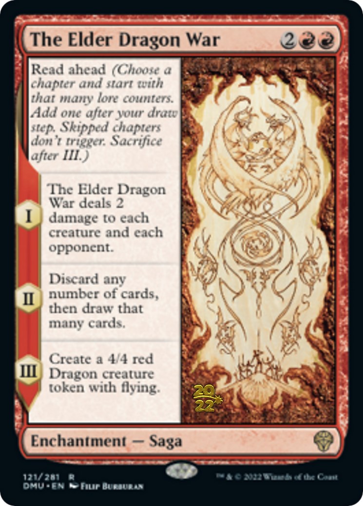 The Elder Dragon War [Dominaria United Prerelease Promos] | Sanctuary Gaming
