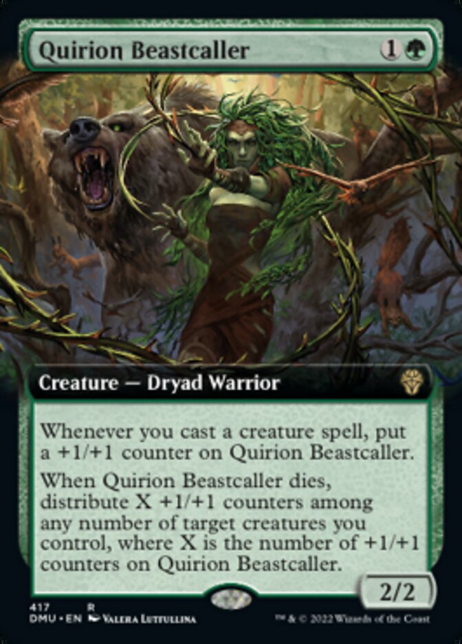 Quirion Beastcaller (Extended Art) [Dominaria United] | Sanctuary Gaming