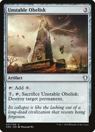 Unstable Obelisk [Commander Anthology Volume II] | Sanctuary Gaming