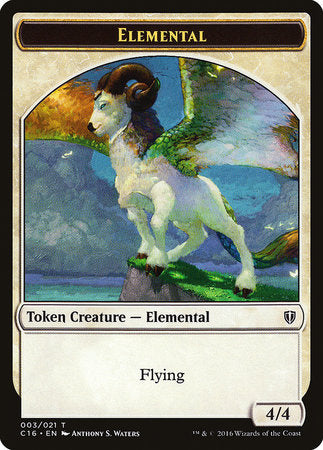 Elemental // Soldier Double-sided Token [Commander 2016 Tokens] | Sanctuary Gaming