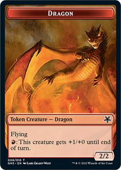 Dragon // Elf Warrior Double-Sided Token [Game Night: Free-for-All Tokens] | Sanctuary Gaming