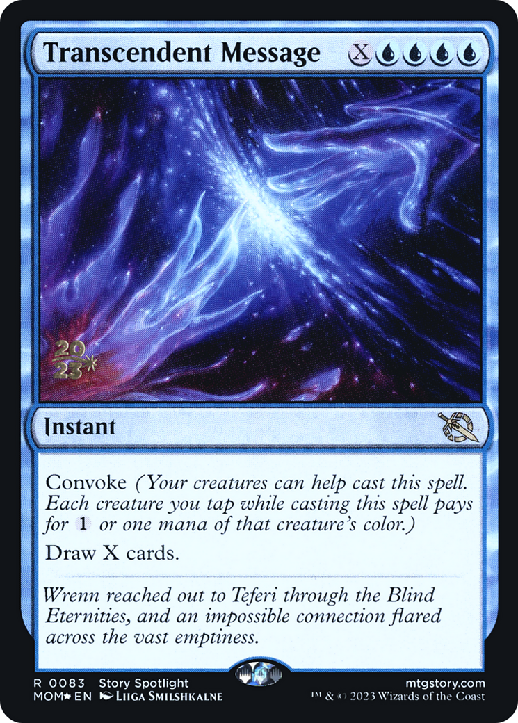 Transcendent Message [March of the Machine Prerelease Promos] | Sanctuary Gaming