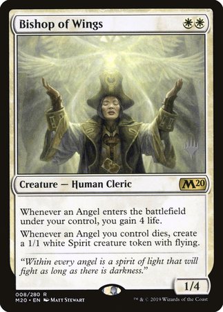 Bishop of Wings [Core Set 2020 Promos] | Sanctuary Gaming