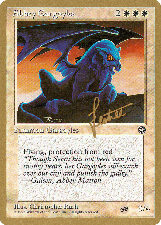 Abbey Gargoyles (Bertrand Lestree) (SB) [Pro Tour Collector Set] | Sanctuary Gaming