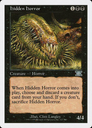 Hidden Horror [Classic Sixth Edition] | Sanctuary Gaming