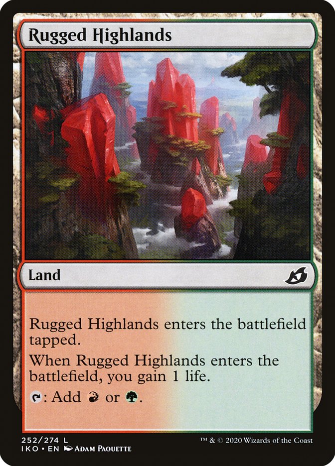 Rugged Highlands [Ikoria: Lair of Behemoths] | Sanctuary Gaming