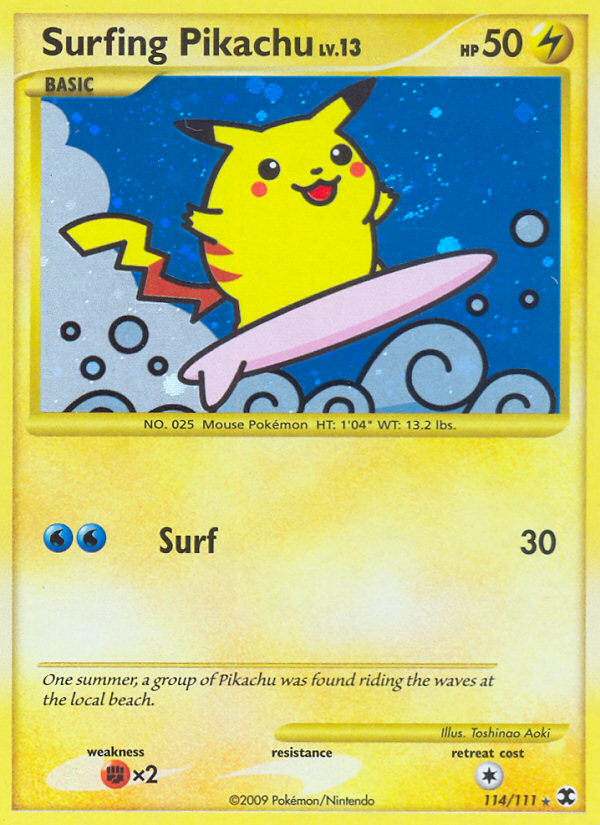 Surfing Pikachu (114/111) [Platinum: Rising Rivals] | Sanctuary Gaming