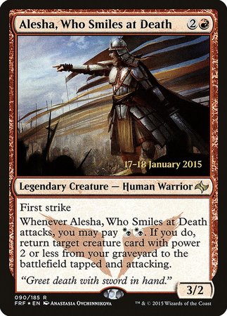 Alesha, Who Smiles at Death [Fate Reforged Promos] | Sanctuary Gaming