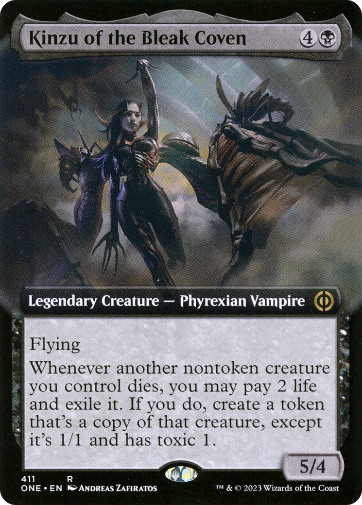 Kinzu of the Bleak Coven (Extended Art) [Phyrexia: All Will Be One] | Sanctuary Gaming