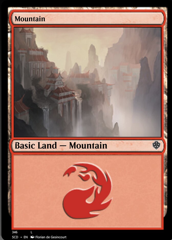 Mountain (346) [Starter Commander Decks] | Sanctuary Gaming