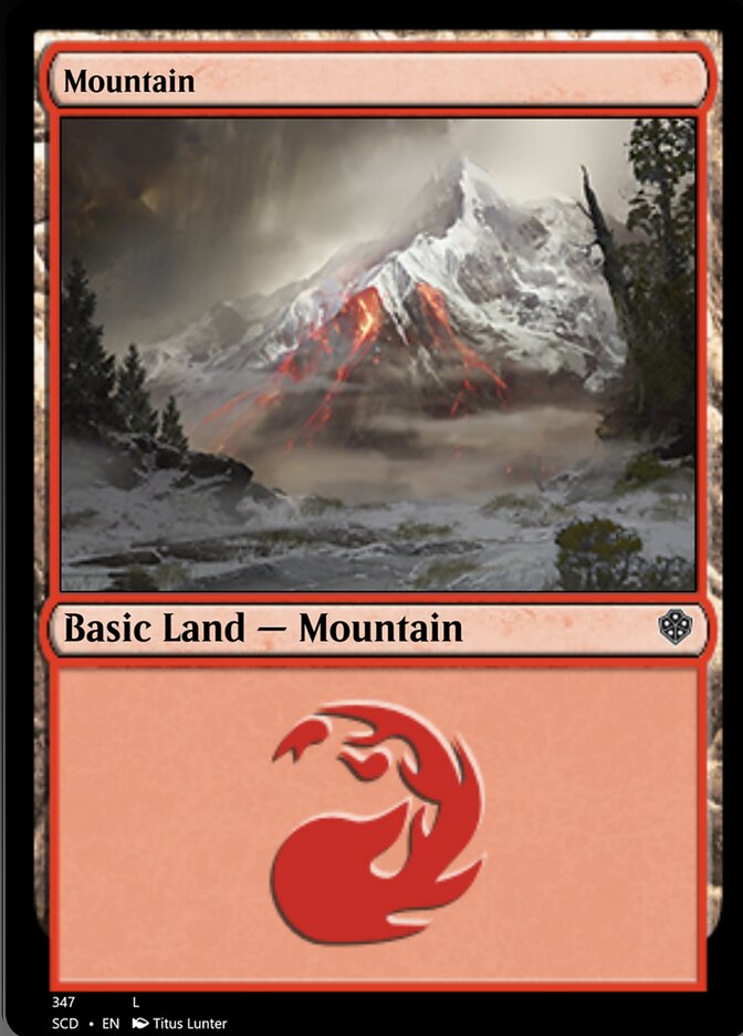 Mountain (347) [Starter Commander Decks] | Sanctuary Gaming