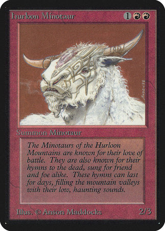 Hurloon Minotaur [Limited Edition Alpha] | Sanctuary Gaming