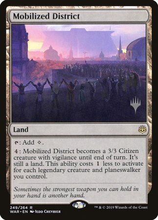 Mobilized District [War of the Spark Promos] | Sanctuary Gaming