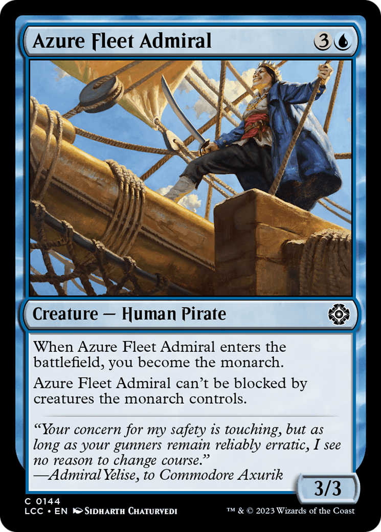 Azure Fleet Admiral [The Lost Caverns of Ixalan Commander] | Sanctuary Gaming