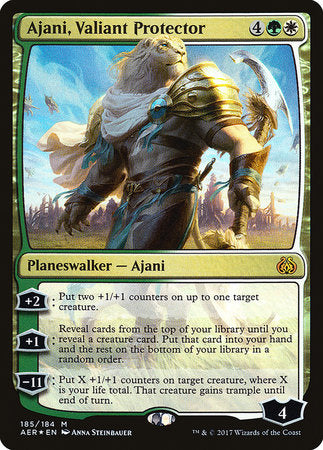 Ajani, Valiant Protector [Aether Revolt] | Sanctuary Gaming