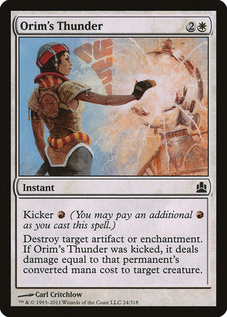 Orim's Thunder [Commander 2011] | Sanctuary Gaming