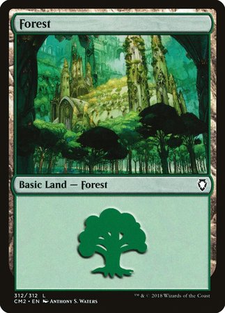 Forest (312) [Commander Anthology Volume II] | Sanctuary Gaming