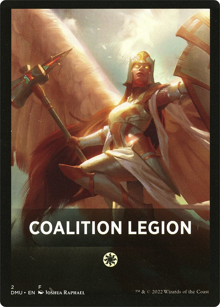 Coalition Legion Theme Card [Dominaria United Tokens] | Sanctuary Gaming