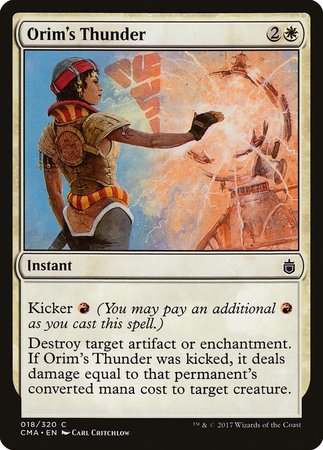 Orim's Thunder [Commander Anthology] | Sanctuary Gaming