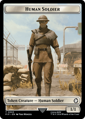 Treasure (0019) // Human Soldier Double-Sided Token [Fallout Tokens] | Sanctuary Gaming