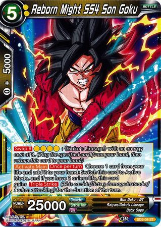 Reborn Might SS4 Son Goku (Starter Deck - The Crimson Saiyan) [SD5-04] | Sanctuary Gaming