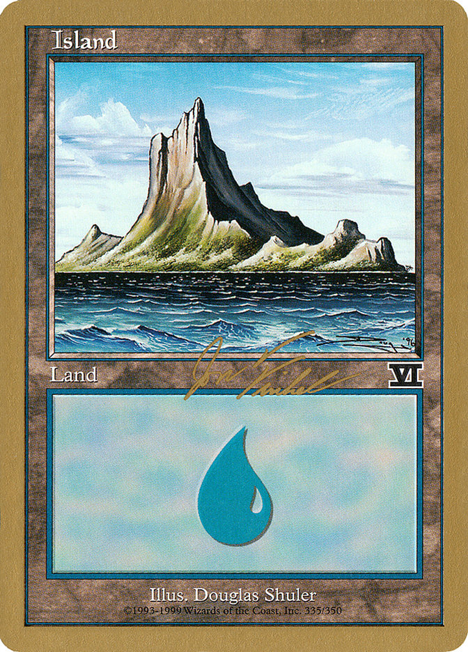 Island (jf335) (Jon Finkel) [World Championship Decks 2000] | Sanctuary Gaming