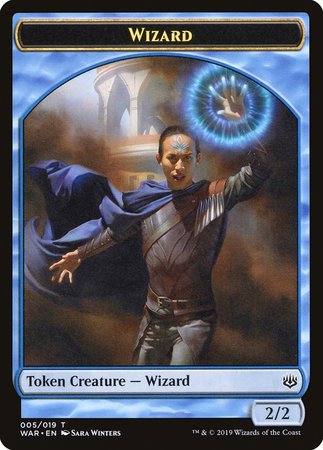 Wizard Token [War of the Spark Tokens] | Sanctuary Gaming