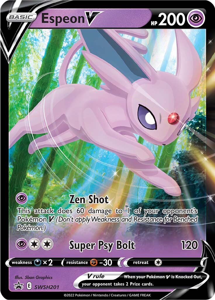 Espeon V (SWSH201) [Sword & Shield: Black Star Promos] | Sanctuary Gaming