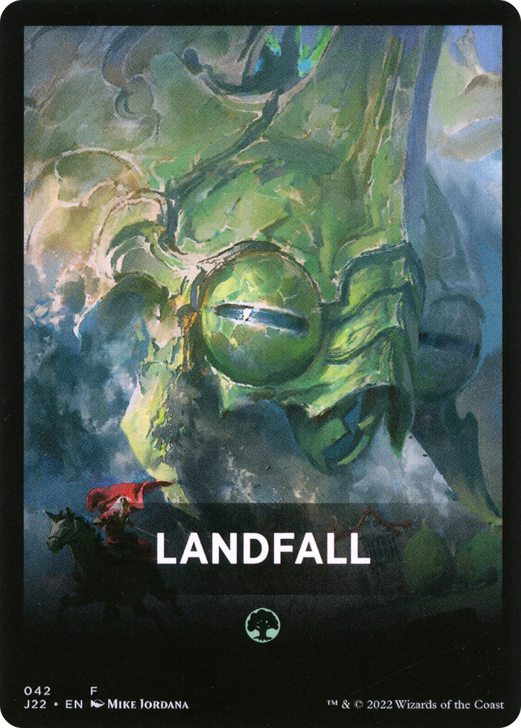 Landfall Theme Card [Jumpstart 2022 Front Cards] | Sanctuary Gaming