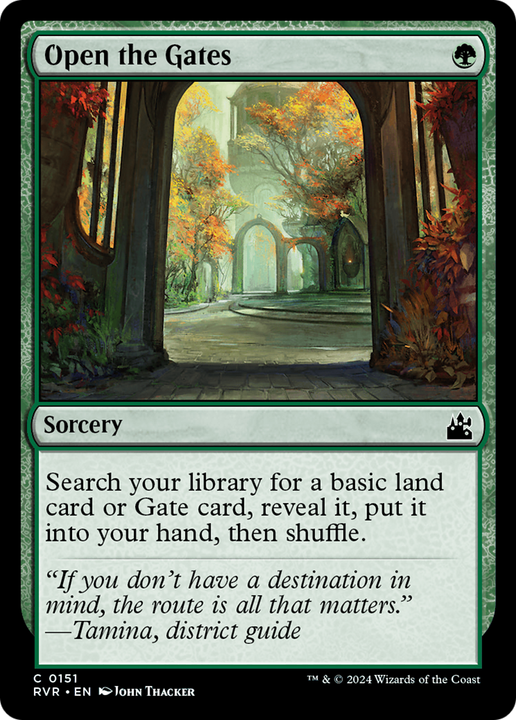 Open the Gates [Ravnica Remastered] | Sanctuary Gaming