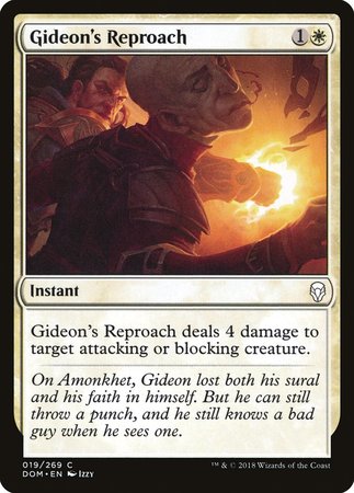 Gideon's Reproach [Dominaria] | Sanctuary Gaming