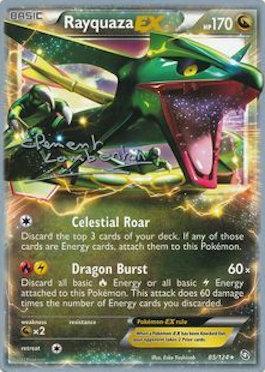 Rayquaza EX (85/124) (Anguille Sous Roche - Clement Lamberton) [World Championships 2013] | Sanctuary Gaming