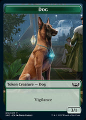Fish // Dog Double-sided Token [Streets of New Capenna Tokens] | Sanctuary Gaming