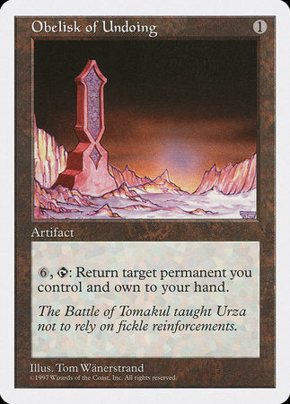 Obelisk of Undoing [Fifth Edition] | Sanctuary Gaming