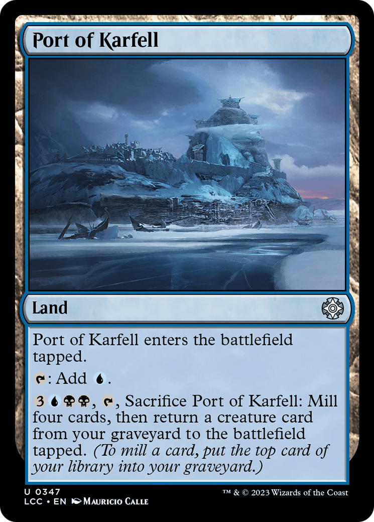 Port of Karfell [The Lost Caverns of Ixalan Commander] | Sanctuary Gaming