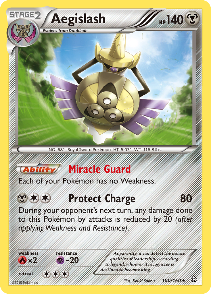 Aegislash (100/160) [XY: Primal Clash] | Sanctuary Gaming