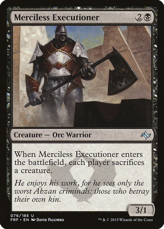 Merciless Executioner [Fate Reforged] | Sanctuary Gaming