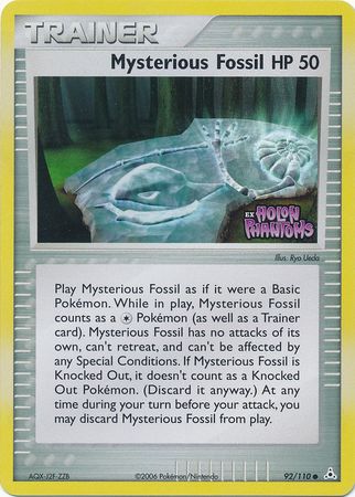 Mysterious Fossil (92/110) (Stamped) [EX: Holon Phantoms] | Sanctuary Gaming