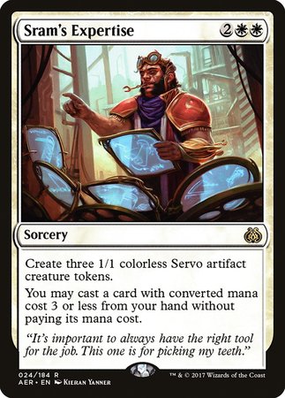 Sram's Expertise [Aether Revolt] | Sanctuary Gaming
