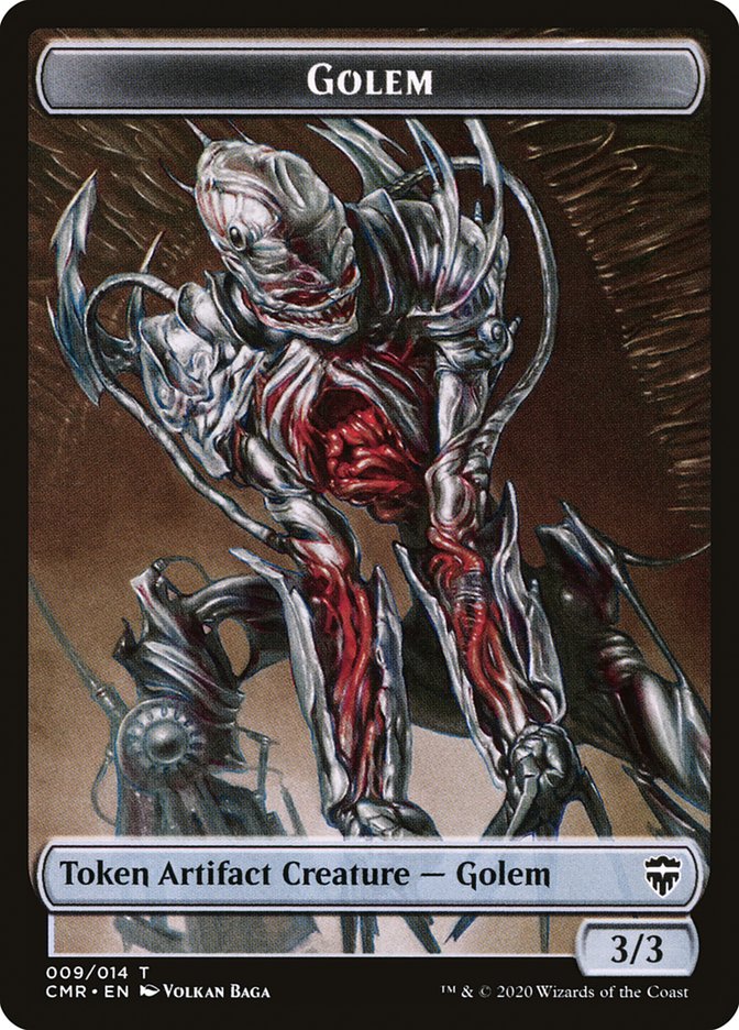 Golem // Zombie Token [Commander Legends Tokens] | Sanctuary Gaming