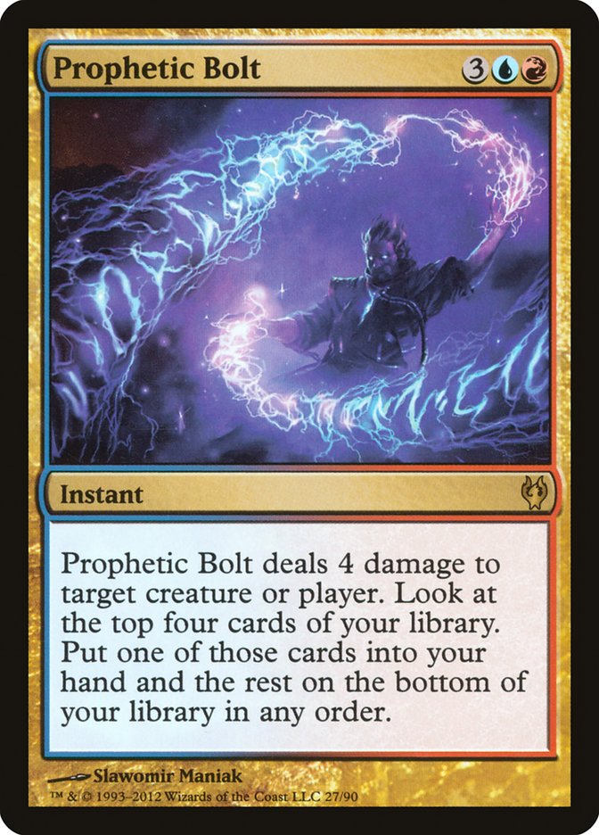 Prophetic Bolt [Duel Decks: Izzet vs. Golgari] | Sanctuary Gaming